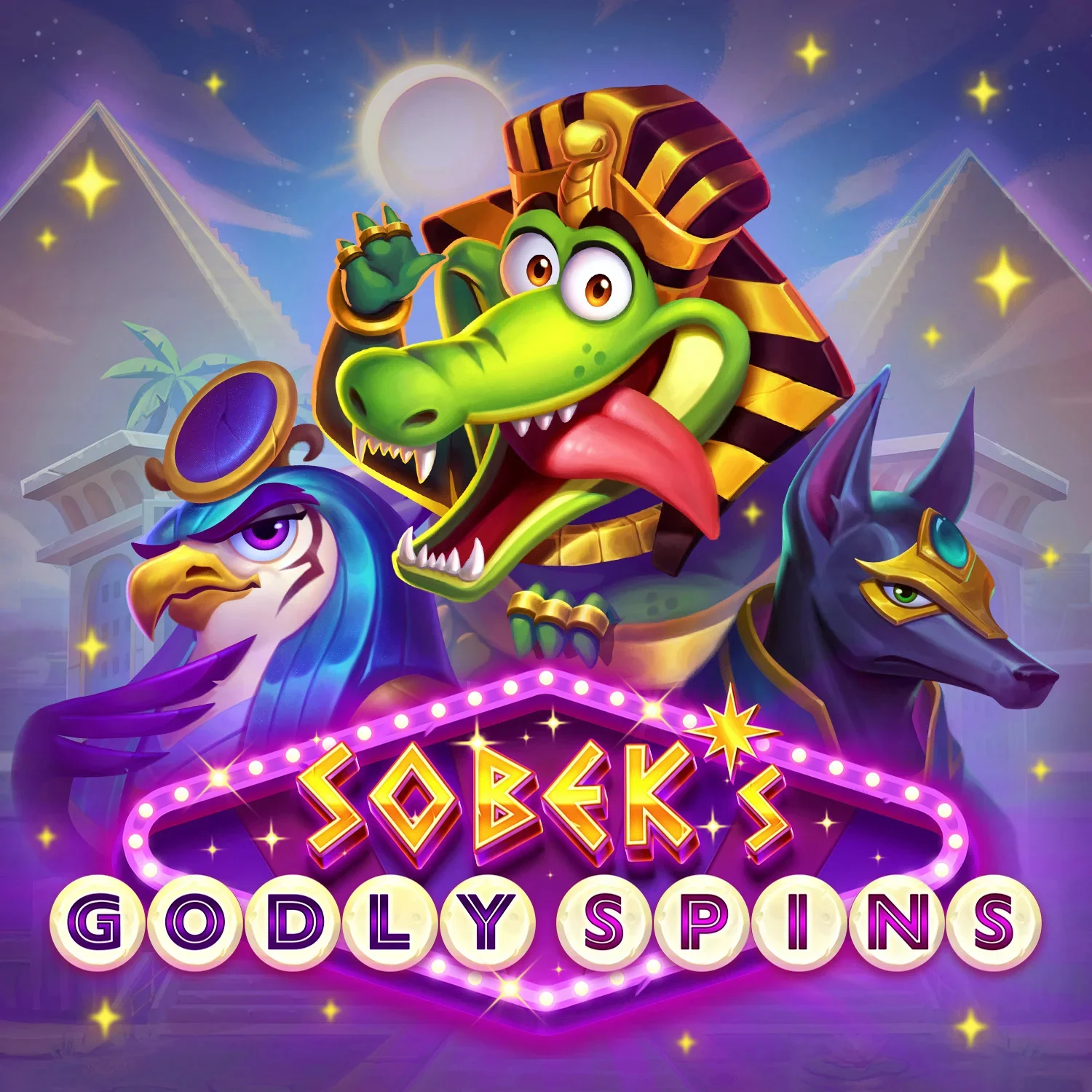 An Egyptian-themed social slot game
